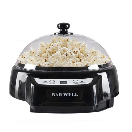 Automatic 300g Coffee Bean Roaster with Hot Air Roasting, Adjustable Heat & App Control – Black
