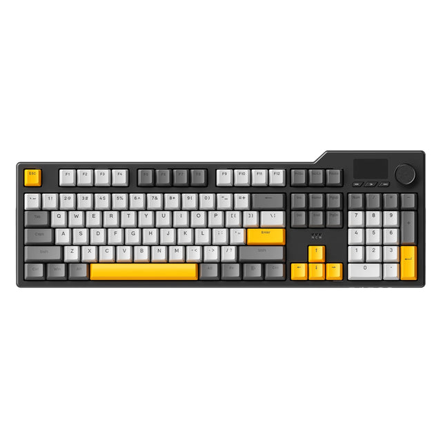 RGB Wired Mechanical Keyboard Sea Salt Switch Triple Color PBT Keycaps Durable Typing Gaming