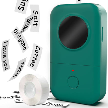 Portable Thermal Label Printer with 1200mAh Rechargeable Battery, 203 DPI Wireless Label Maker