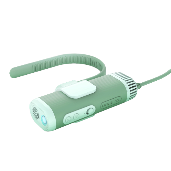 Portable Neck Hanging Pet Hair Dryer 950W with 5 Heat Settings and 4 Air Speeds for Dogs & Cats