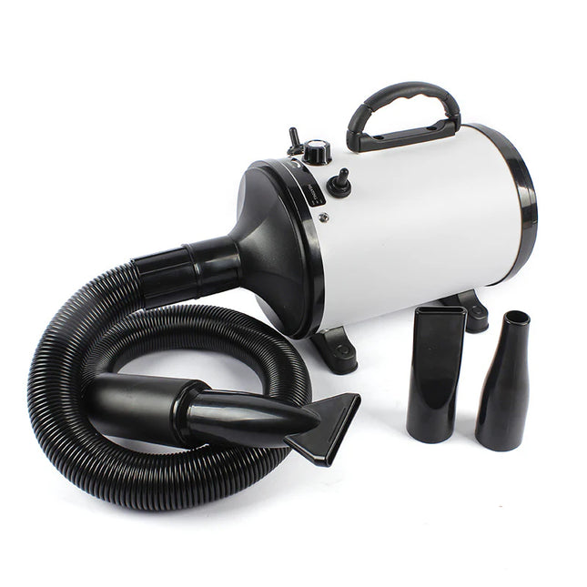 Quiet Cordless Pet Drying Blower with Custom Heat & Speed Control for Home Grooming